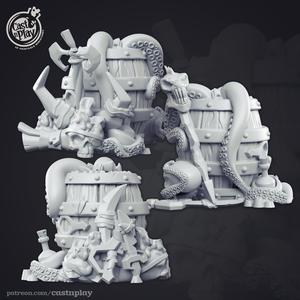 Undead Pirate Ship Props (Pre-Supported)