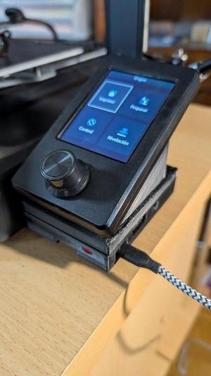 Ender 3 V3 SE LCD support with Raspberry 3B enclosure