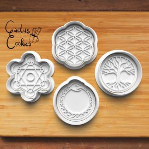 Esoteric Geometry Cookie Cutter set 0872