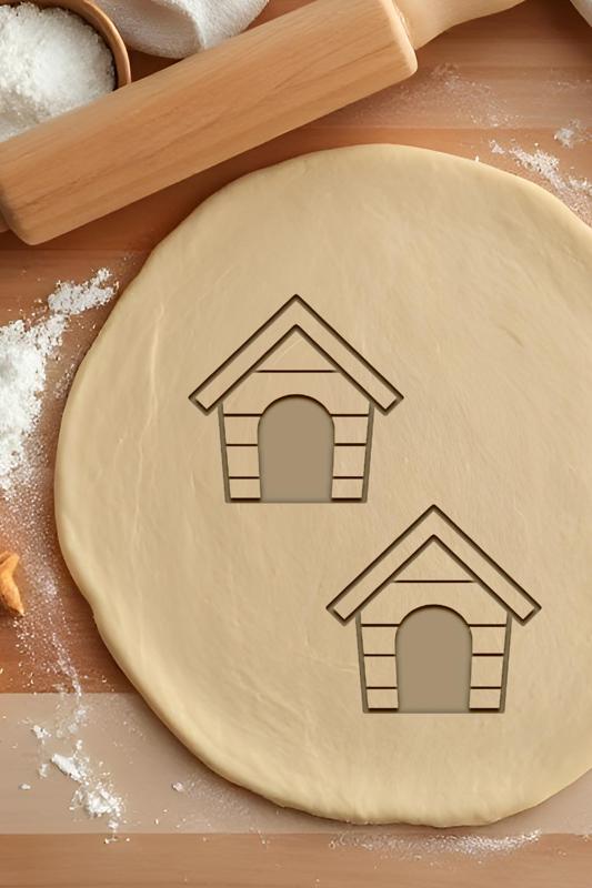 Dog House Cookie Cutter, Biscuit Cutter
