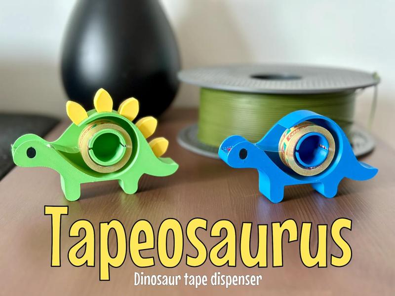 Tapeosaurus - Cute Dinosaur Tape Dispenser