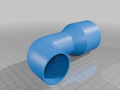 Kreg Foreman 90° adapter to 2" flex hose (grounded)