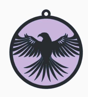 Circle Bird in Flight.stl
