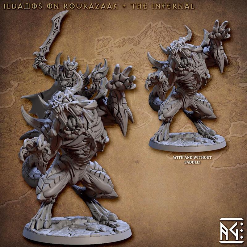 Ildamos on Rourazaak the Infernal - Abyss Demon Hero + Beast