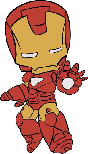 HueForge flying Iron Man