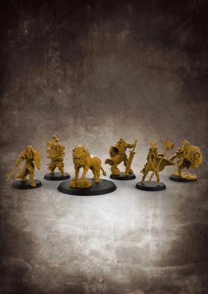 Warriors of the Cloth - Collection of Holy warriors - (32mm scale miniatures)