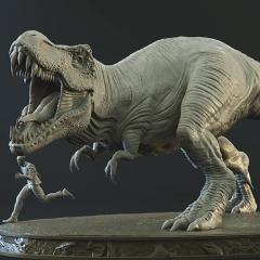Jurassic World T-Rex 3D Printing Diorama | Assembly