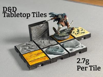 D&D Tabletop Tiles - Modular Terrain Set