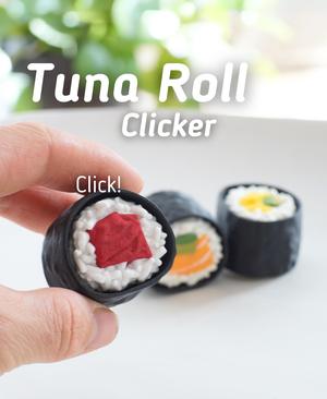 Tuna Roll Clicker - Sushi Fidget Clicker - Ludo Fidget toy