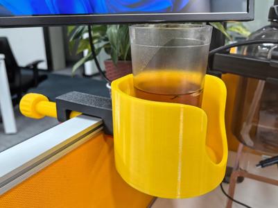 Cup Holder - Vertical Clamp Version