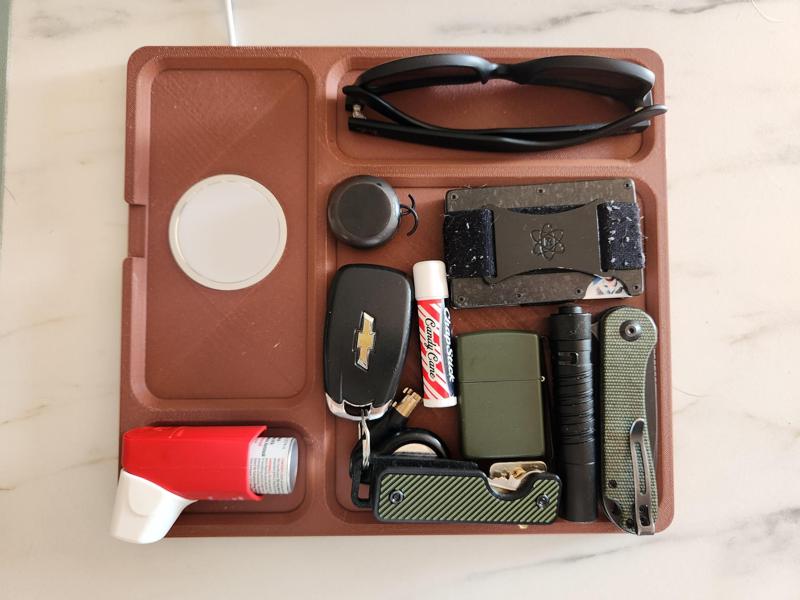 EDC Tray with Wireless Charger