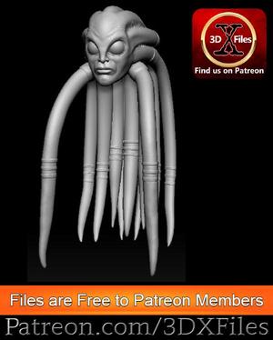 Star Wars Head Sculpt - Action Figure - Kit Fisto - Hot toy Black Series