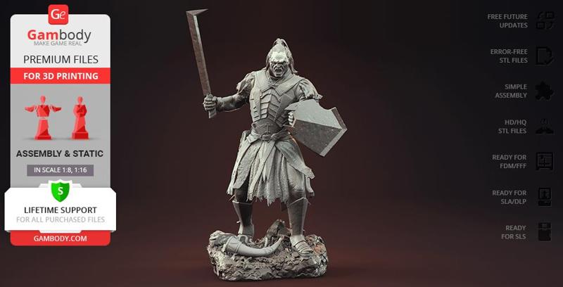 Lurtz STL files for 3D Printing | Assembly Model
