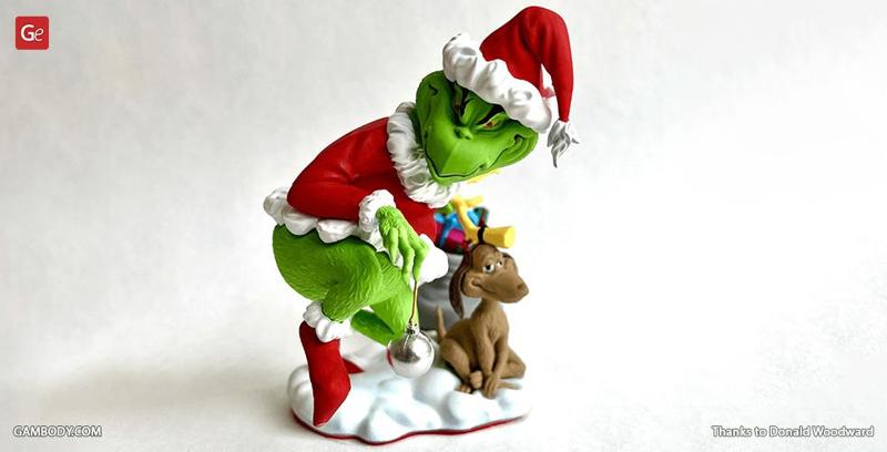 Grinch & Max in Diorama STL files for 3D Printing | Assembly Model