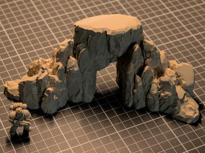 Miniature Terrain - Rock #8 