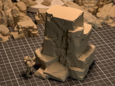 Miniature Terrain - Rock #10