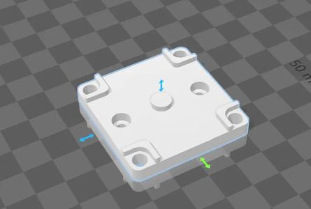DIN Rail mount for the Dollatek Stepper Expansion Board - E3NG   