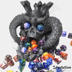 Demon King's Skull Dice Tower