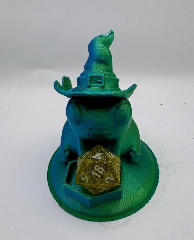 Frog Wizard Dice Guardian for All Regular Sized Dice