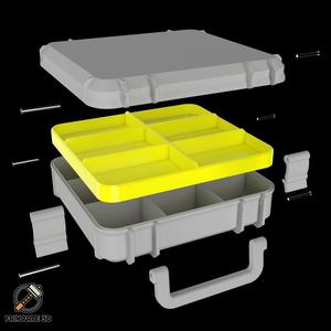Modular ToolBox Six-Slot Organizer Vertical