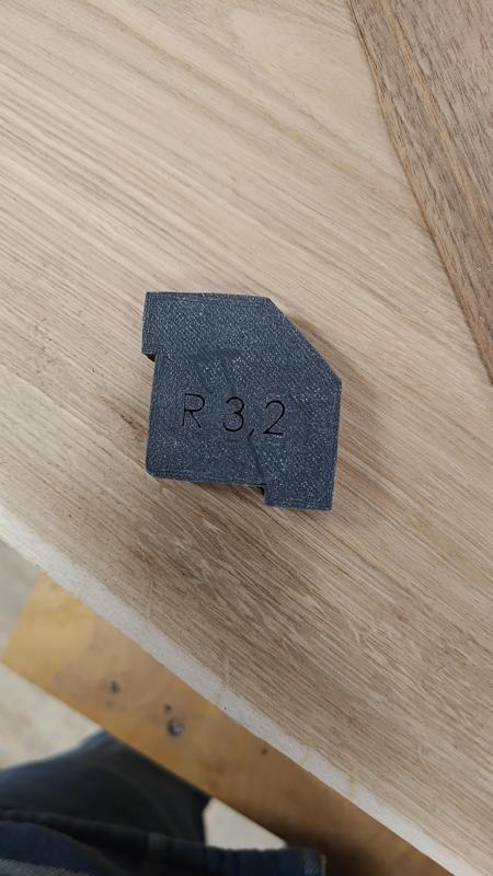 Radienschablone R3,2mm
