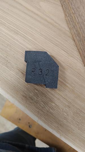 Radienschablone R3,2mm