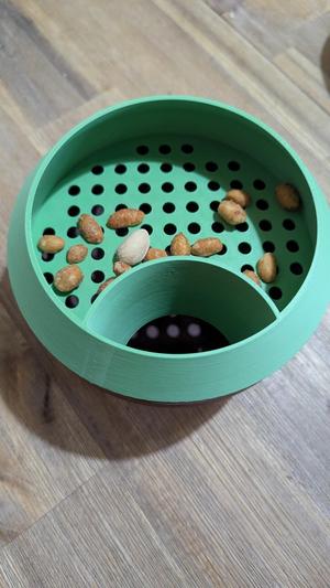 Pistachio/Peanuts bowl twisted lock