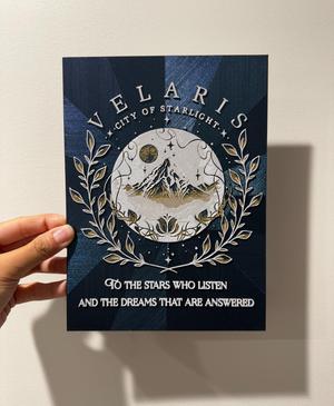 Velaris City of Starlight - ACOTAR Hueforge Print