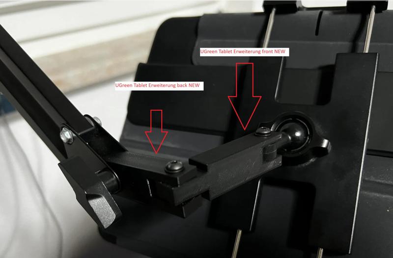 UGREEN Tablet Holder Tisch Schwanenhals 12,9 Zoll Tablet Halter UPDATED EXTENSION