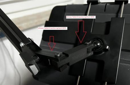 UGREEN Tablet Holder Tisch Schwanenhals 12,9 Zoll Tablet Halter UPDATED EXTENSION
