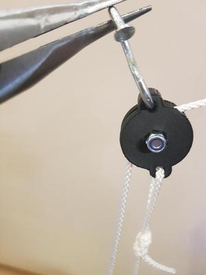 Flaschenzug mit Klemmbock / Bottle hoist