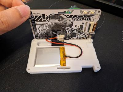 Badger 2040 cover LiPo remix
