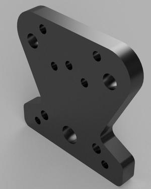 X-axis slider plate 2IN1