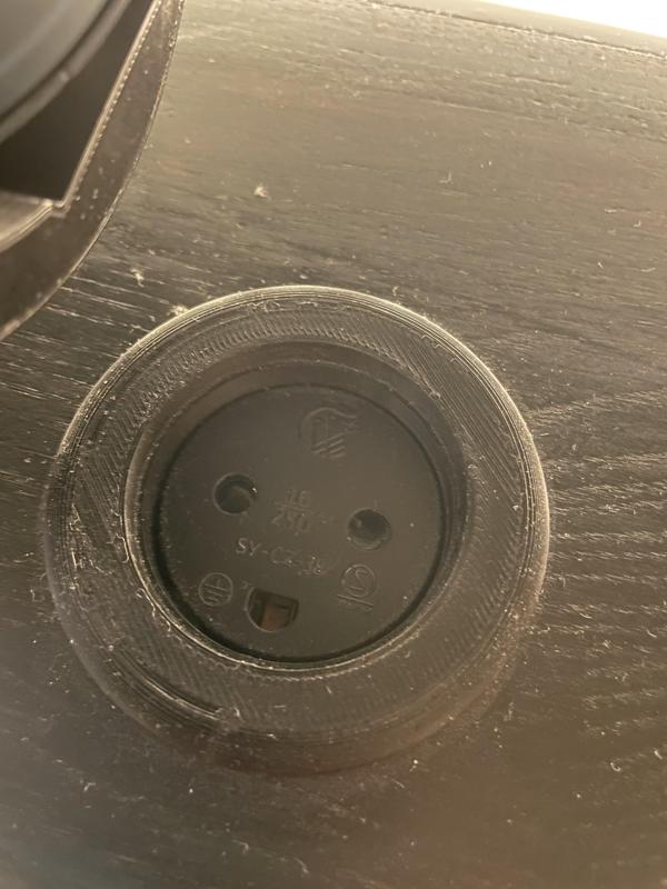 Table Power Outlet with ground (Nordic)