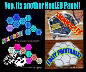 Yep, its another HexLED - NanoLeaf Panel! (with STEP file)