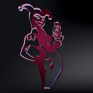 FREE Harley Quinn Classic Flat Logo