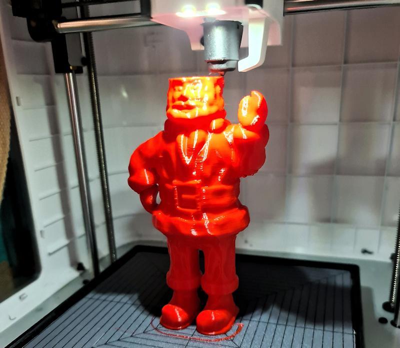 Mini Santa Christmas Figurine