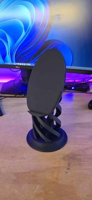 Double helix Phone, tablet, or display stand