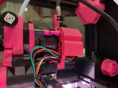 Fully enclosed EBB36 mount and cover for the Galileo2 SA extruder