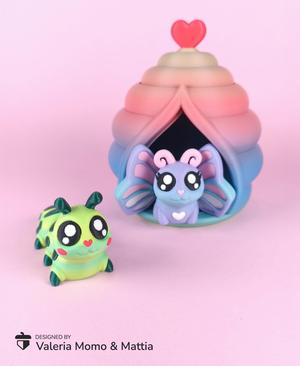 Metamorphosis Diorama: from Caterpillar to Butterfly
