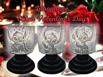 Lito Tea Light Stitch Valentines Day