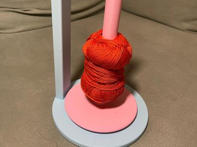 Yarn holder for crocheting and knitting