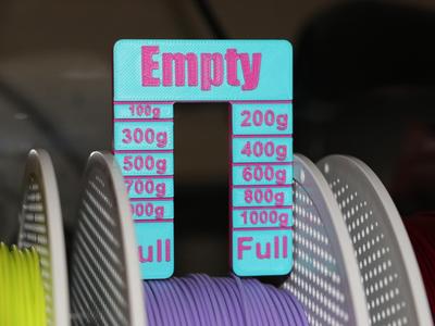 Filament Weight Gauge How Much Is Left?