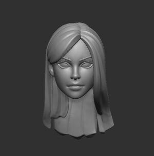 Haze head - Headsculpt for Action figures 3D print model