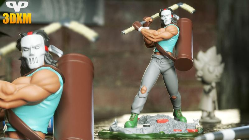 Casey Jones STL for 3D Printing ChibiSTL 3DXM