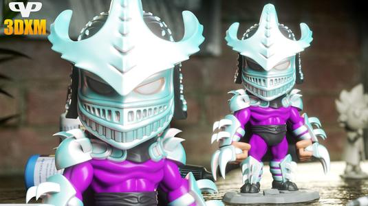 Super Shredder Chibi STL for 3D Printing ChibiSTL 3DXM