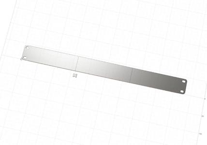 1U Server Rack Blank Panel   