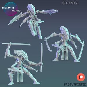Assassin Droid Set / Cyborg Scout / Skeleton Soldier / Exoskelet Officer / Space War Construct / Steampunk Battle Robot / Invasion Army / Cyberpunk Droid / Sci-Fi Encounter