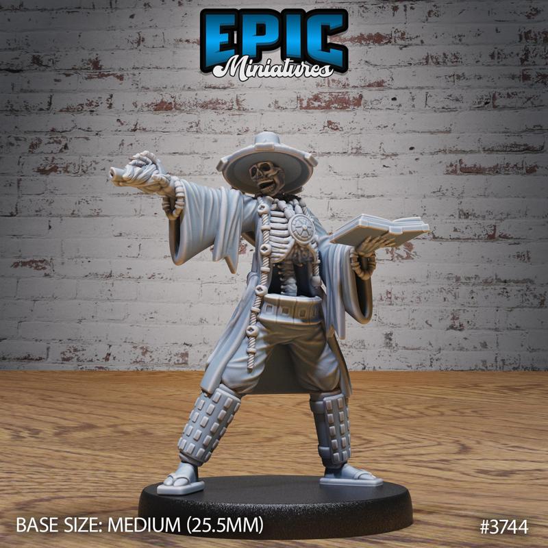 Eastern Skeleton Army Mage / Undead Soldier / Evil Skelet Warrior / Zombie Fighter / Walking Dead / Graveyard Encounter