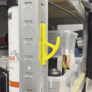 Storage rack, metal shelf hook